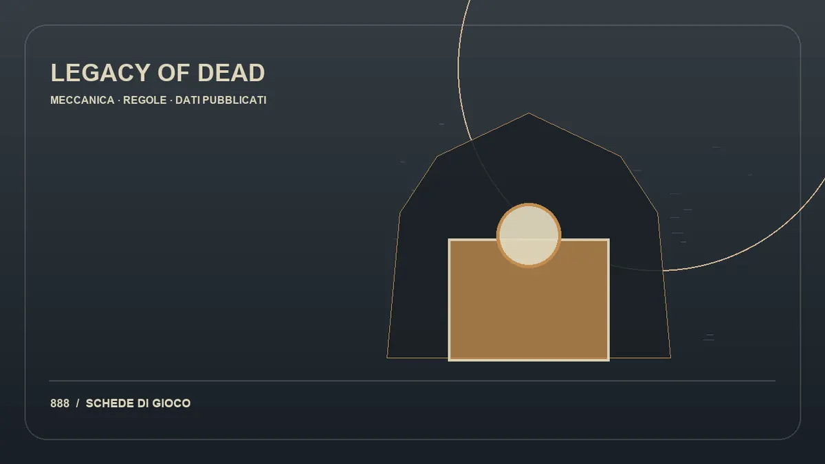 Legacy of Dead slot con tempio e tombe