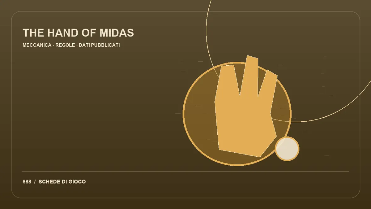 The Hand of Midas slot con mano dorata